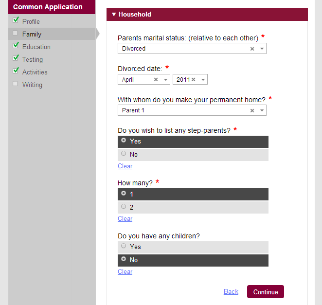 common app 1