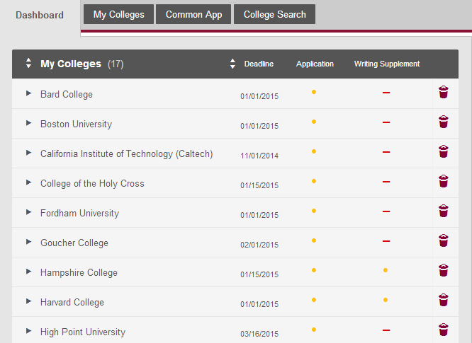 common app 12