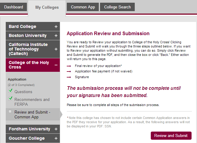 common app 13