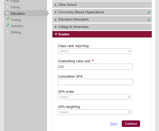 common app 5