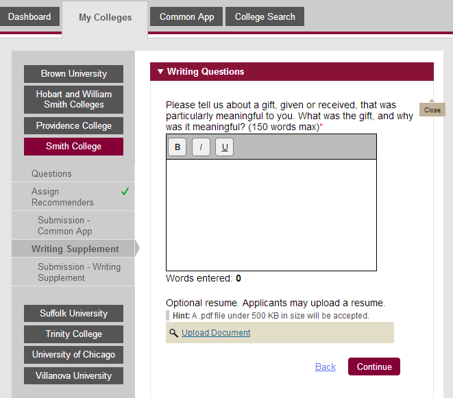 Common App Prompts 202424 Betsy Charity