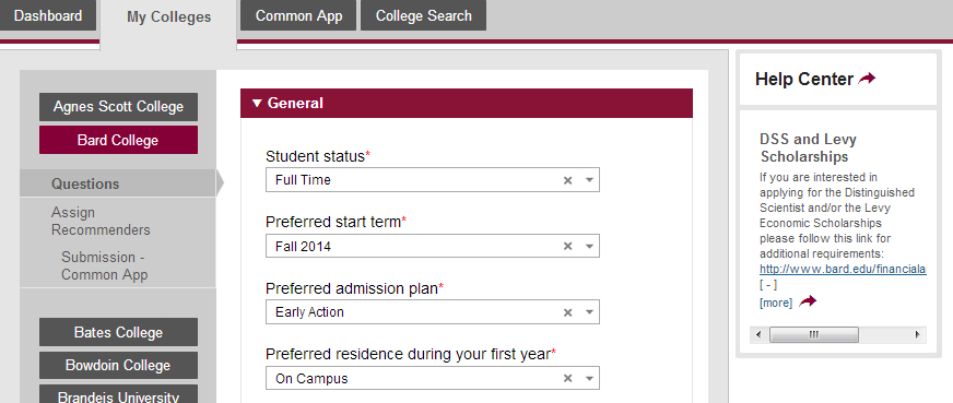 New Common App Scholarship Prompt