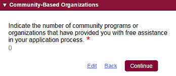 Common App CBO